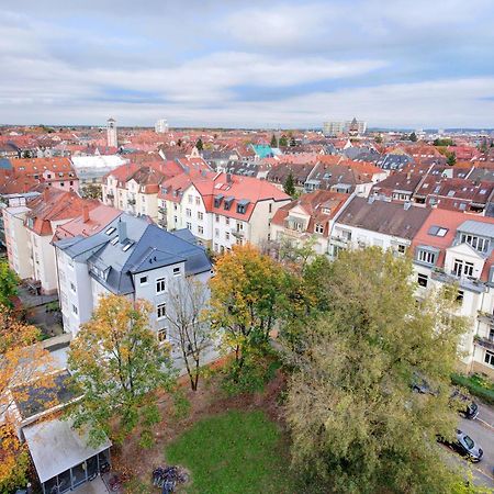 Blick über Karlsruhe - Ferienwohnung Panorama Exterior foto